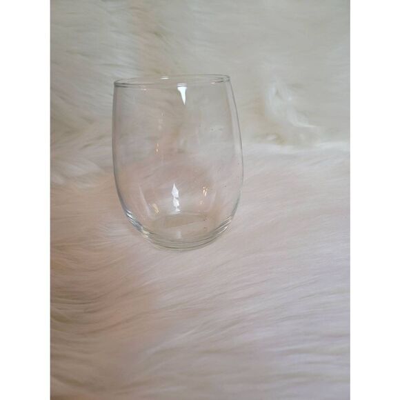 New Clear Stem Less Wine Glasses. Pack of 12. - Picture 1 of 2